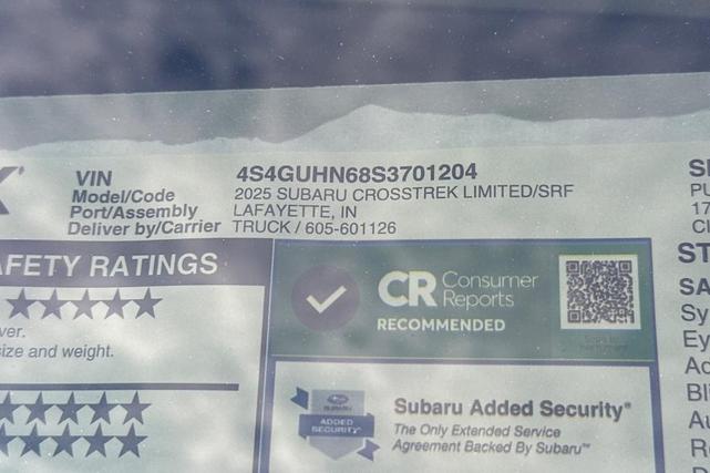 Photo of 2025 Crystal White Pearl Subaru Crosstrek