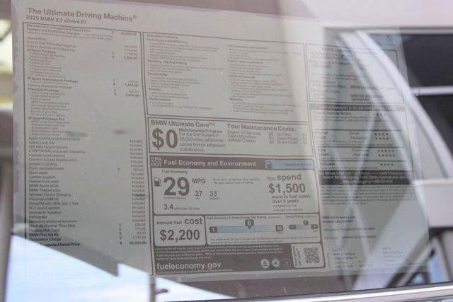 Photo of 2025 Alpine White BMW X3
