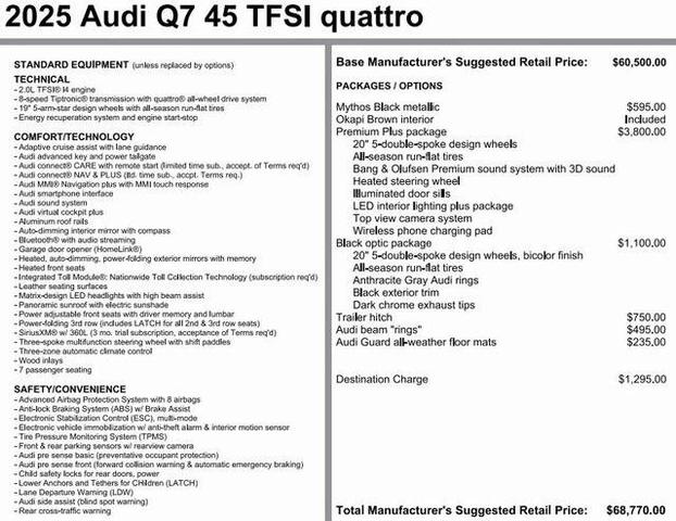 2025 Audi Q7