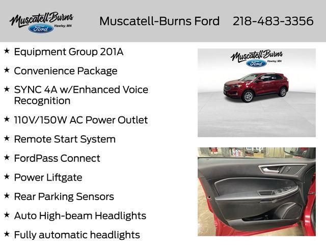 Photo of 2023 Rapid Red Metallic Tinted Clearcoat Ford Edge