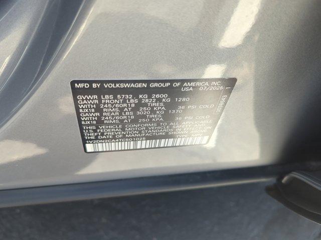 Photo of 2026 Silver Mist Metallic Volkswagen Atlas