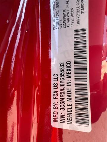 Photo of 2023 Flame Red Clearcoat RAM 2500