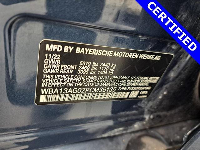 Photo of 2023 Arctic Race Blue Metallic BMW 530e