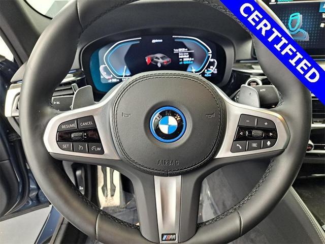 Photo of 2023 Arctic Race Blue Metallic BMW 530e