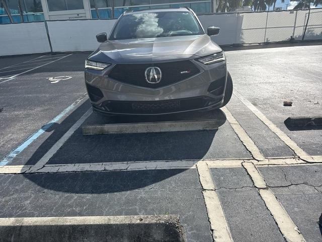 Photo of 2024 Liquid Carbon Metallic Acura MDX