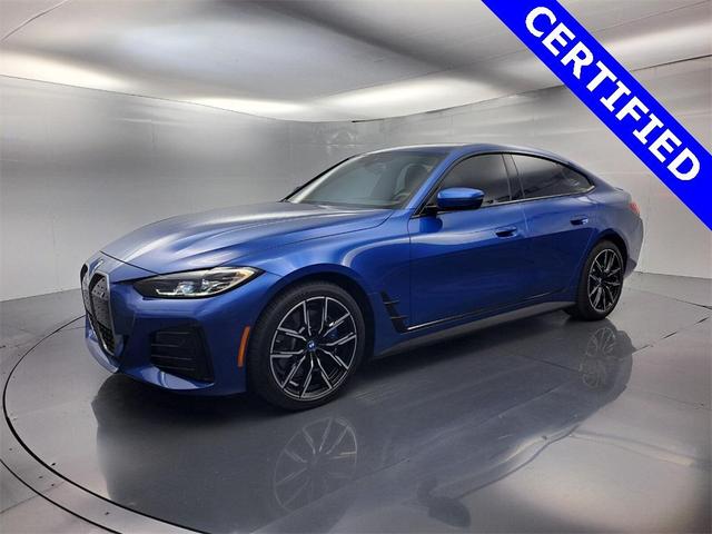 Photo of 2022 Portimao Blue Metallic BMW i4 Gran Coupe