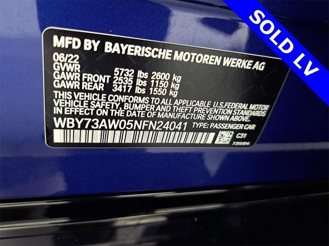Photo of 2022 Portimao Blue Metallic BMW i4 Gran Coupe