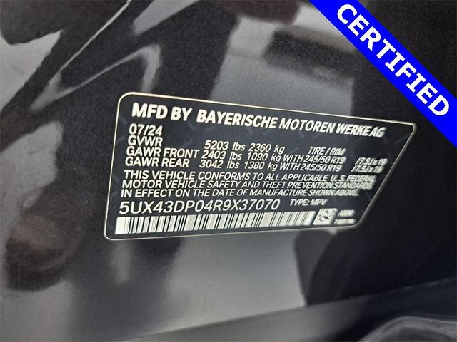 Photo of 2024 Dark Graphite Metallic BMW X3