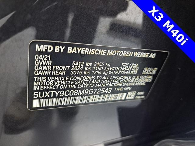 Photo of 2021 Dark Graphite Metallic BMW X3