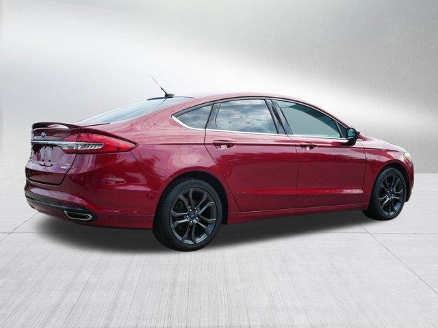 Photo of 2018 Ruby Red Metallic Tinted Clearcoat Ford Fusion
