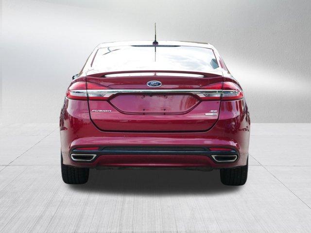 Photo of 2018 Ruby Red Metallic Tinted Clearcoat Ford Fusion