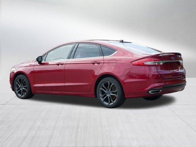Photo of 2018 Ruby Red Metallic Tinted Clearcoat Ford Fusion