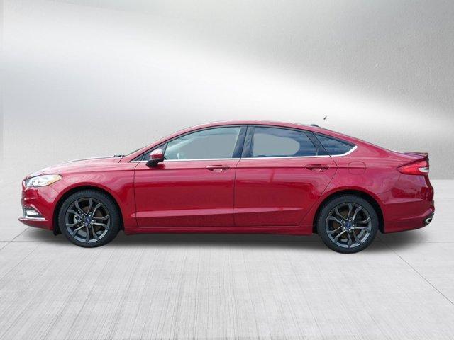 Photo of 2018 Ruby Red Metallic Tinted Clearcoat Ford Fusion
