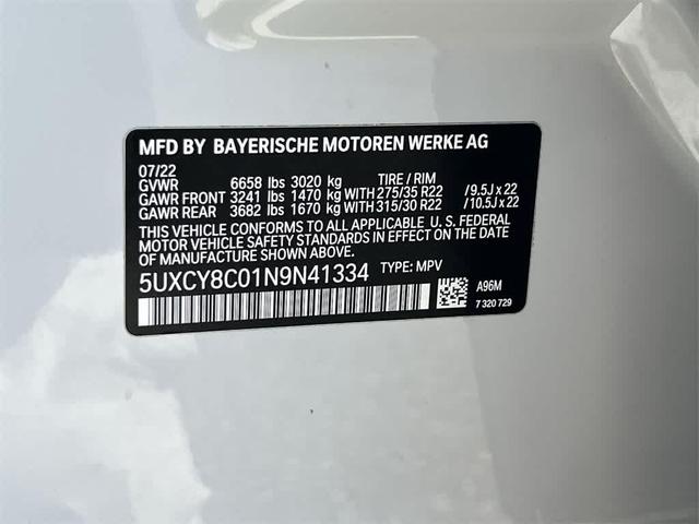 Photo of 2022 Mineral White Metallic BMW X6