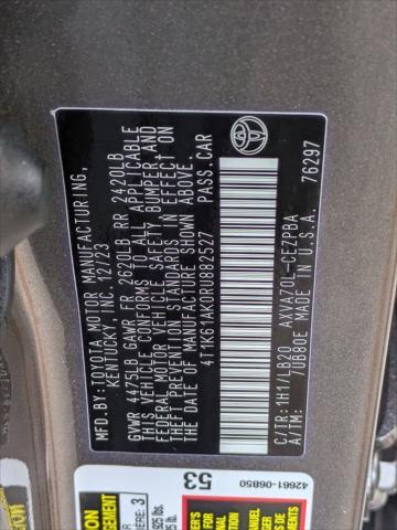 Photo of 2024 Predawn Gray Mica Toyota Camry