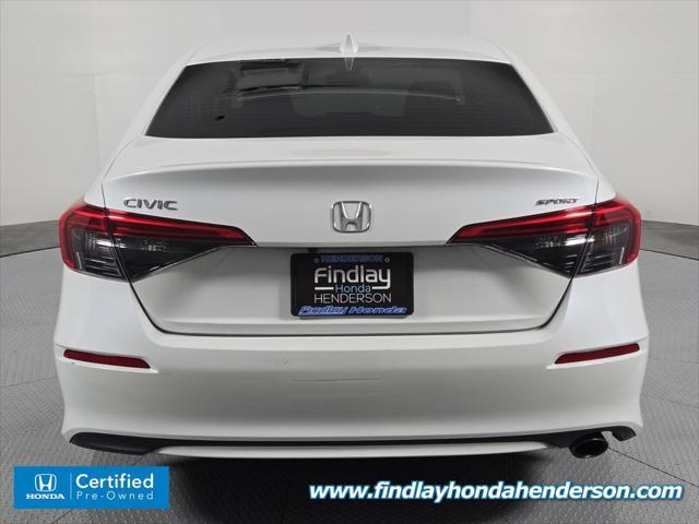 Photo of 2023 Platinum White Honda Civic