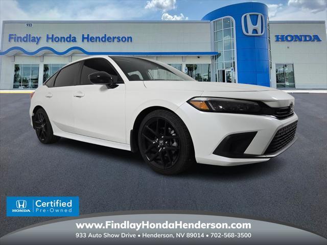 Photo of 2023 Platinum White Honda Civic
