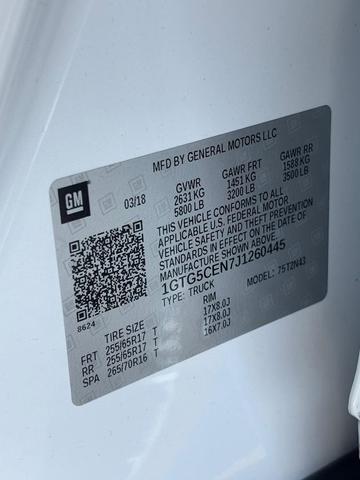 Photo of 2018 Summit White GMC Canyon