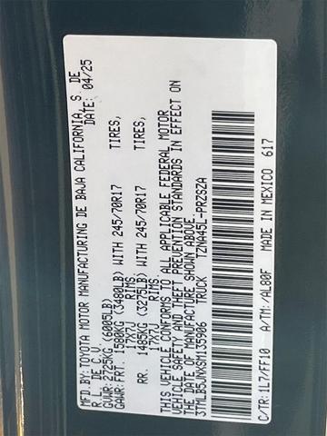Photo of 2025 01l7 Toyota Tacoma