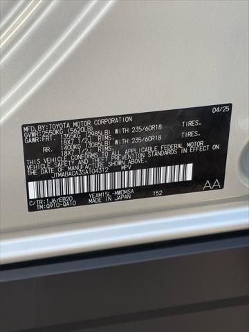 Photo of 2025 Elemental Silver Metallic Toyota bZ4X
