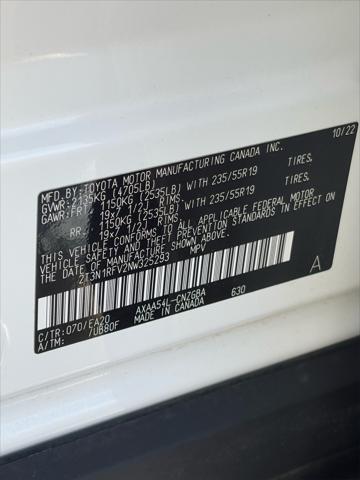 Photo of 2022 Blizzard Pearl Toyota RAV4