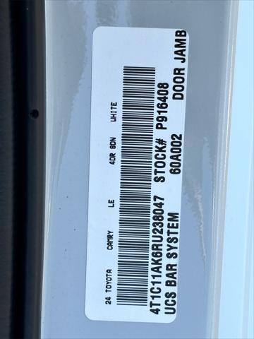 Photo of 2024 Ice Cap Toyota Camry