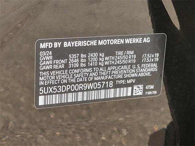 Photo of 2024 Black BMW X3