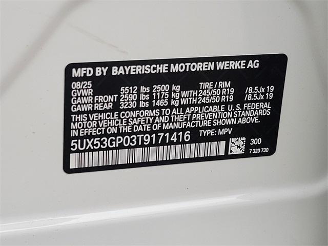 Photo of 2026 Alpine White BMW X3