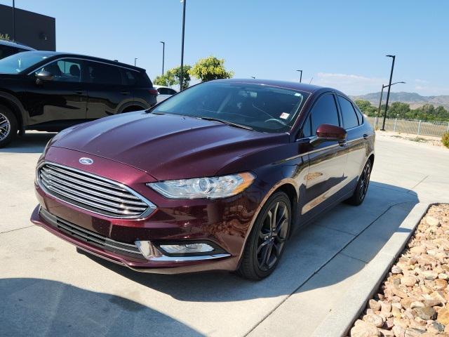 Photo of 2018 Burgundy Ford Fusion