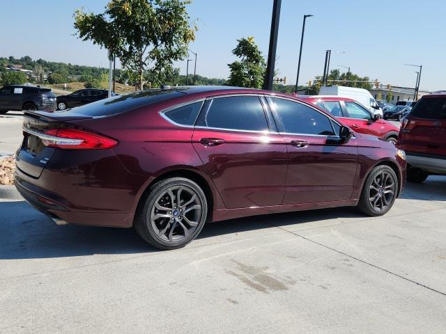 Photo of 2018 Burgundy Ford Fusion