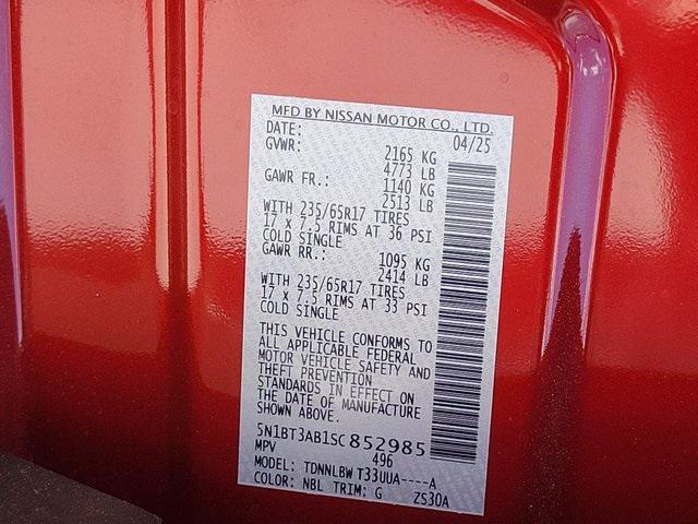 Photo of 2025 Scarlet Ember Tintcoat Nissan Rogue