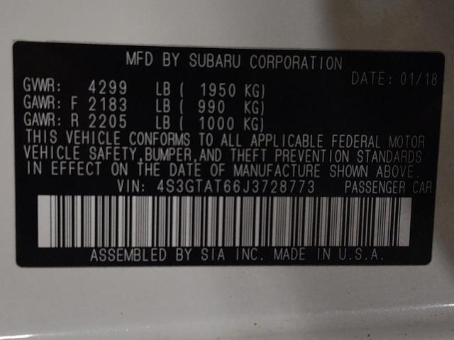 Photo of 2018 Crystal White Pearl Subaru Impreza