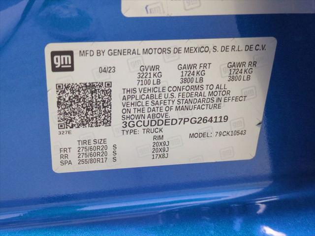 Photo of 2023 Glacier Blue Metallic Chevrolet Silverado 1500