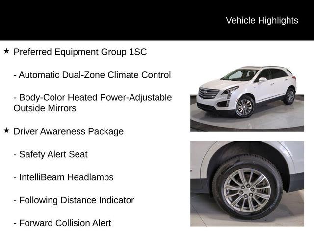 Photo of 2017 Crystal White Tricoat Cadillac XT5