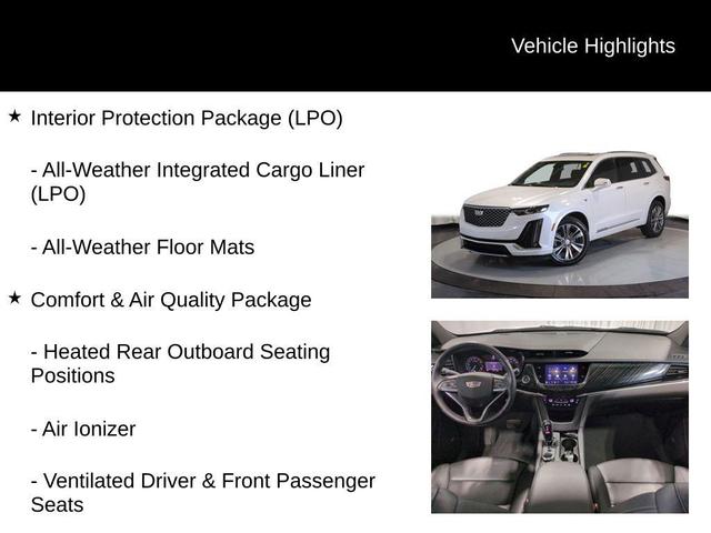 Photo of 2022 Crystal White Tricoat Cadillac XT6