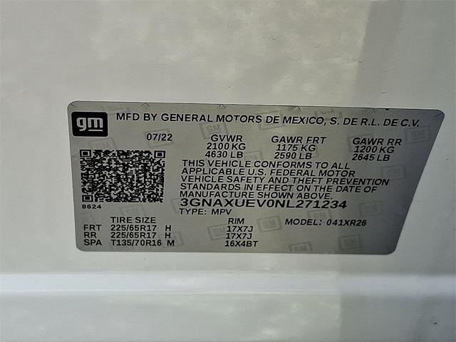 Photo of 2022 Summit White Chevrolet Equinox