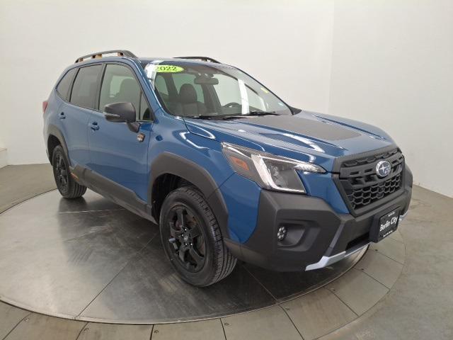 Photo of 2022 Geyser Blue Subaru Forester
