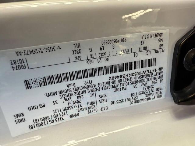 Photo of 2019 White Platinum Ford F-150