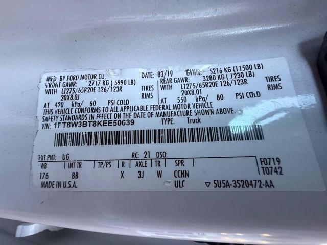 Photo of 2019 White Platinum Metallic Tri-Coat Ford F-350