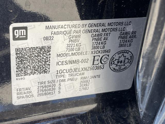 Photo of 2022 Dark Ash Metallic Chevrolet Silverado 1500