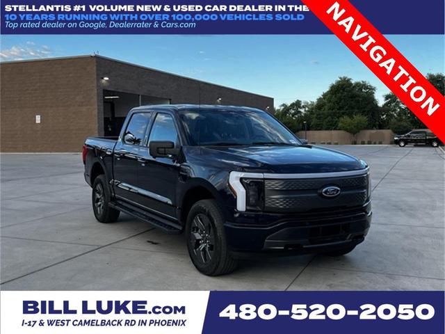 Photo of 2023 Antimatter Blue Metallic Ford F-150 Lightning