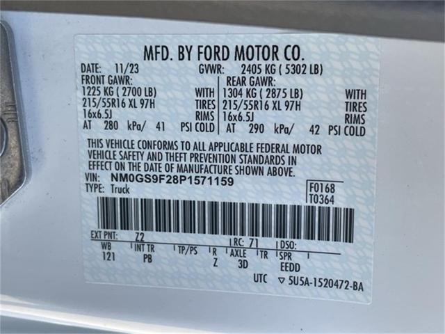 Photo of 2023 Frozen White Ford Transit Connect