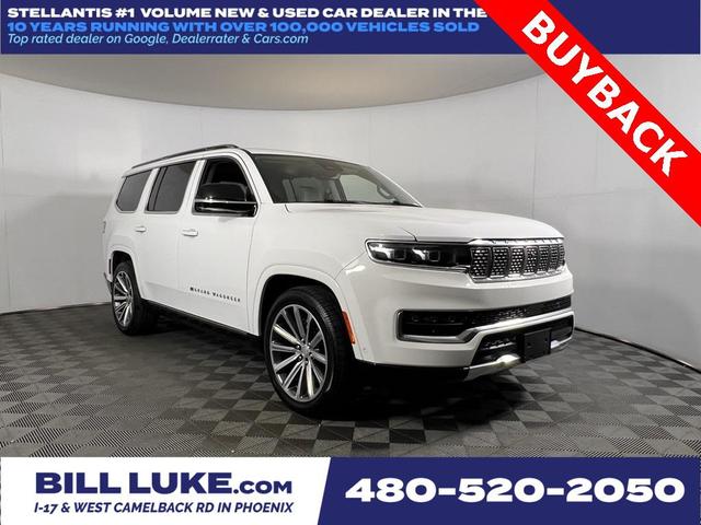 Photo of 2023 Bright White Clearcoat Jeep Grand Wagoneer