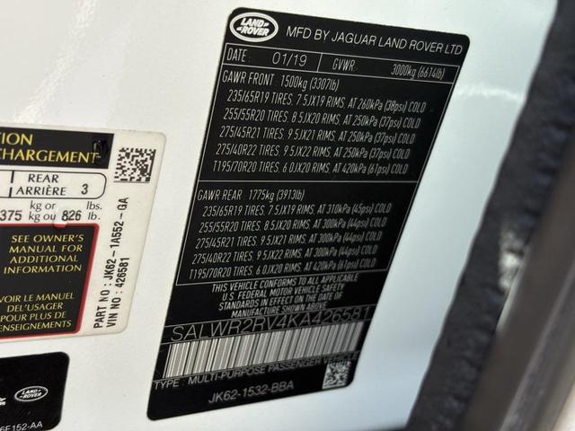 Photo of 2019 White Land Rover Range Rover Sport