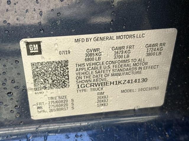 Photo of 2019 Northsky Blue Metallic Chevrolet Silverado 1500