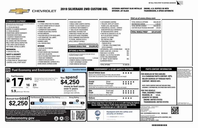Photo of 2019 Northsky Blue Metallic Chevrolet Silverado 1500