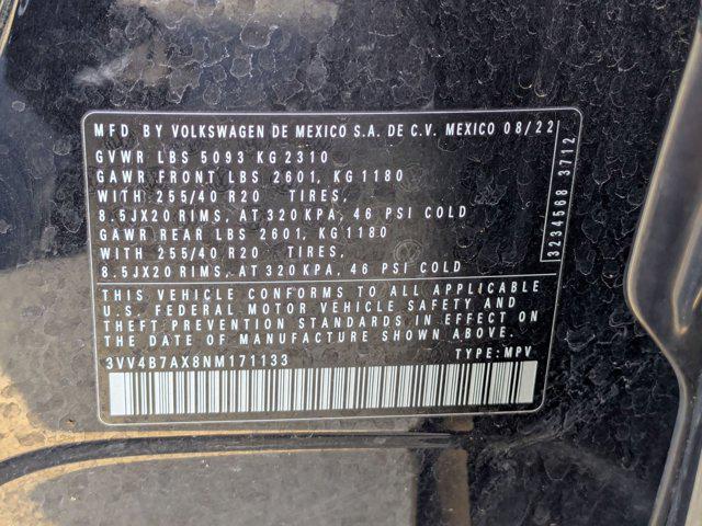Photo of 2022 Deep Black Pearl Volkswagen Tiguan