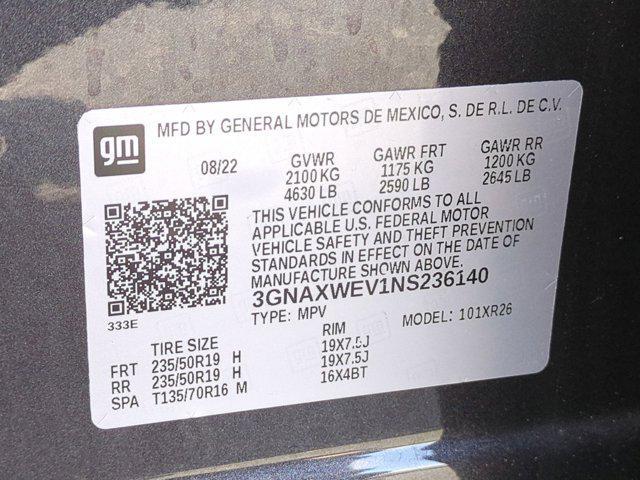 Photo of 2022 Iron Gray Metallic Chevrolet Equinox