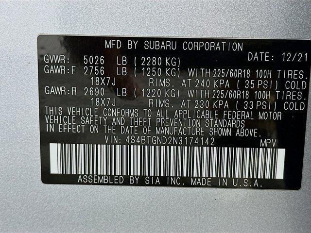 Photo of 2022 Ice Silver Metallic Subaru Outback