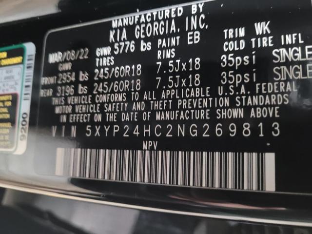 Photo of 2022 Ebony Black Kia Telluride